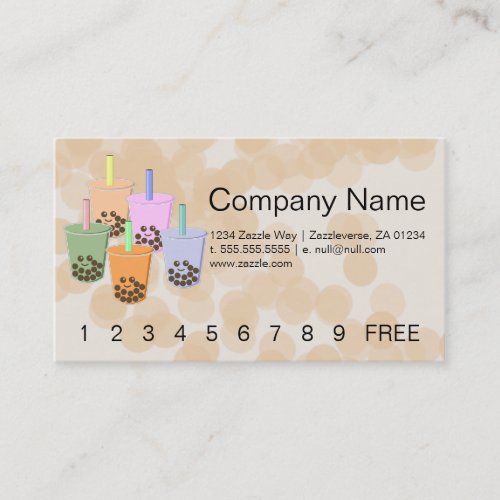 Boba on Parade Loyalty Card