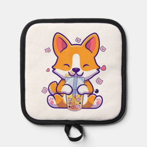 Boba Shiba Boba Shiba Boba Shiba  5 Pot Holder