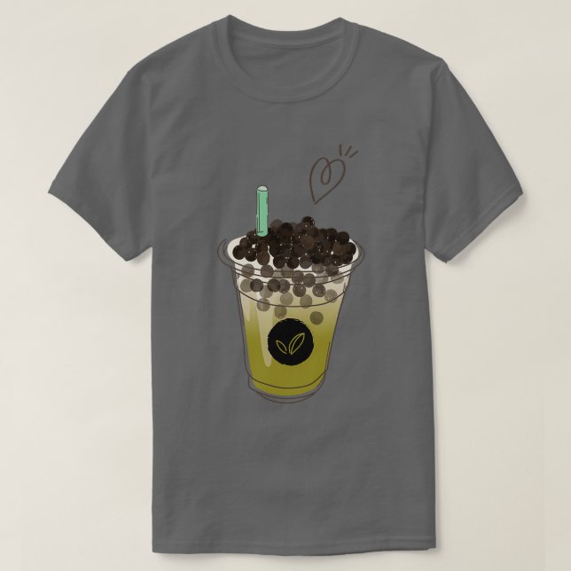 Boba sticker 9 T-Shirt (Design Front)