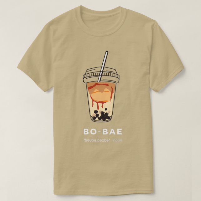 Boba Tea Bubble Milk Tea 1 T-Shirt (Design Front)