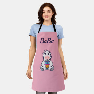 boba tea bubble tea apron