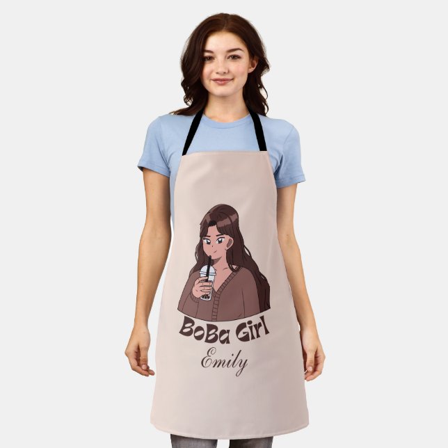boba tea bubble tea apron (Worn)