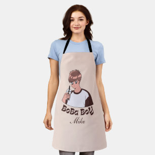 boba tea bubble tea apron