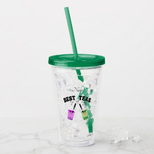 boba tea bubble tea baby acrylic tumbler