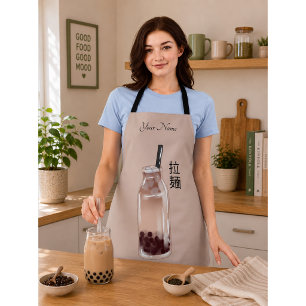 boba tea bubble tea baby apron