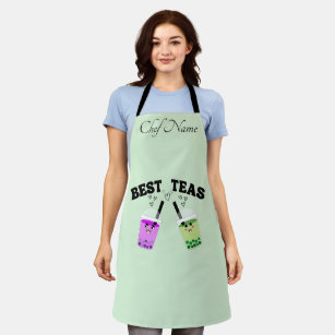 boba tea bubble tea baby  apron