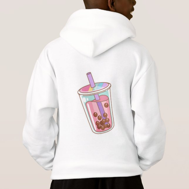 boba tea bubble tea  hoodie (Back)