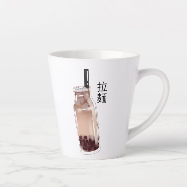 boba tea bubble tea latte mug (Right)