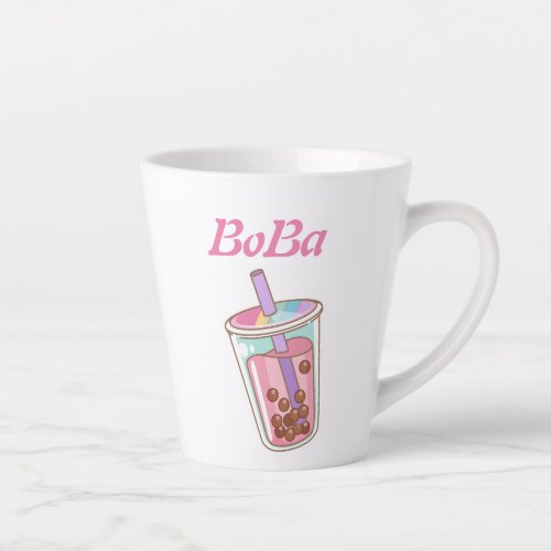 boba tea bubble tea latte mug