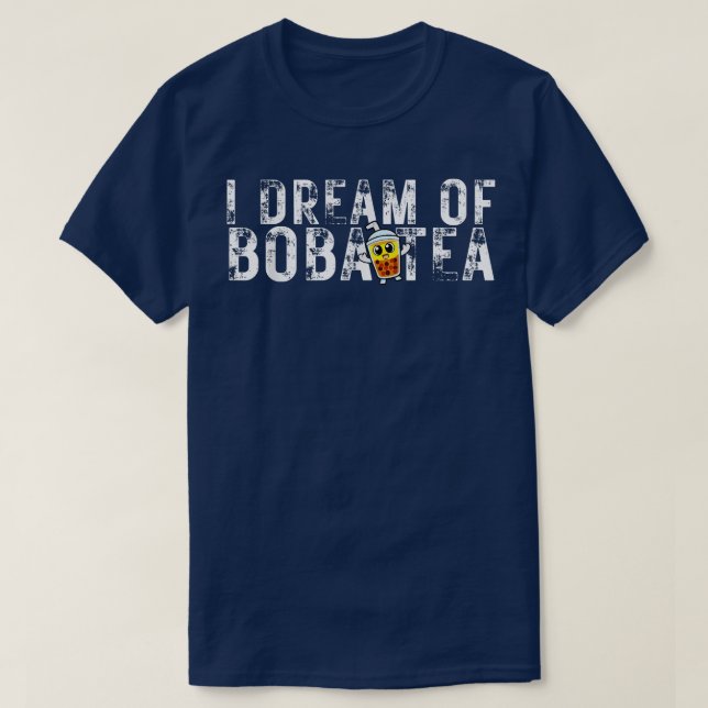 Boba Tea Bubble Tea Lover Anime Kawaii Japanese Mi T-Shirt (Design Front)