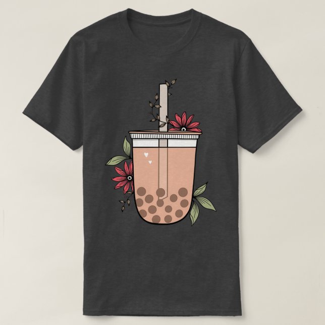 Boba Tea Cup T-Shirt (Design Front)