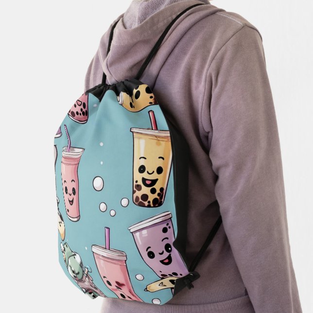 boba tea  drawstring bag (Insitu)