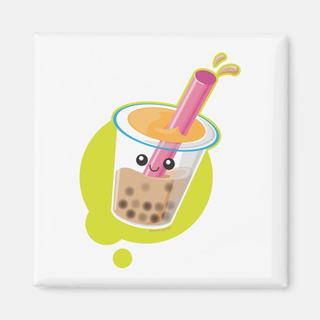 Boba Tea Magnet (Front)