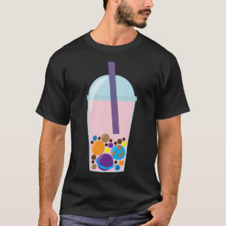 Boba Tea Planets T-Shirt