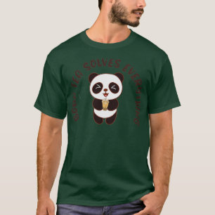 Boba Tea Solves Everything with Cute Panda T-Shirt