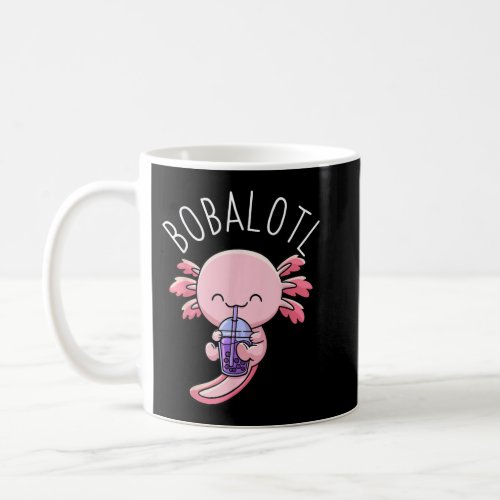 Bobalotl Axolotl Boba Tea Bubble Milk Coffee Mug