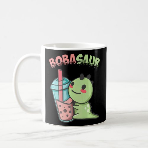 Bobasaur Bubble Tea Pun Boba Tea Drinking Fan T_Sh Coffee Mug