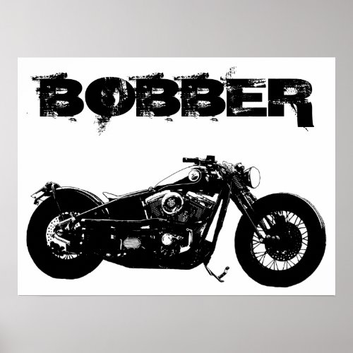 Bobber Bike Poster