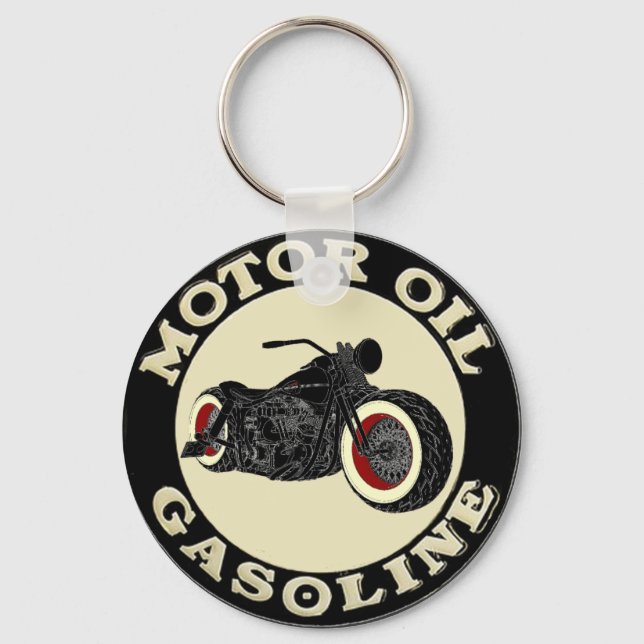 - Bobber - Motor Oil - Gasoline Keychain (Front)