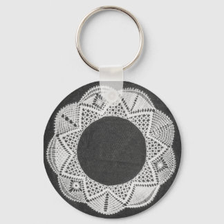 bobbin lace sampler keychain