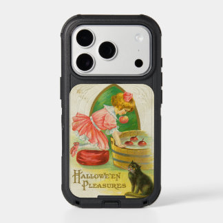 Bobbing for Apples Vintage Halloween Card, 1911 iPhone 17 Pro Case