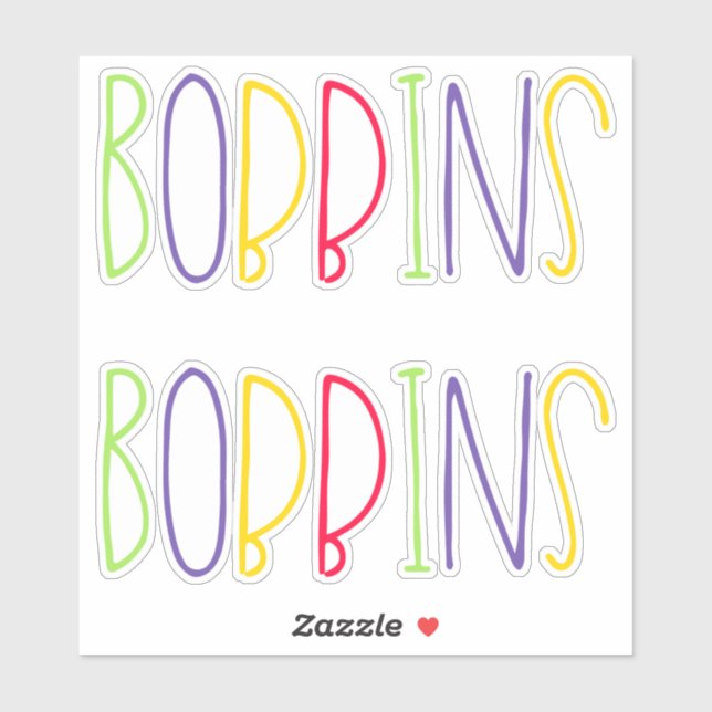 Bobbins, Manchester, Northern English Slang Sticker (Sheet)