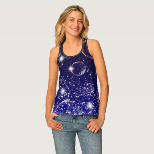 bobble blue trading  tank top