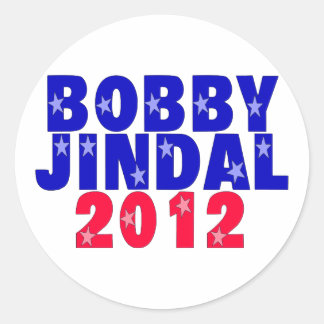 Bobby Jindal Classic Round Sticker