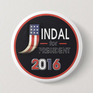 Bobby Jindal for President 2016 Pinback Button