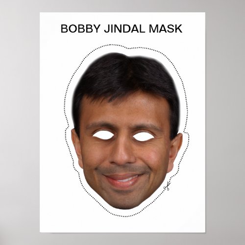 Bobby Jindal Mask Poster