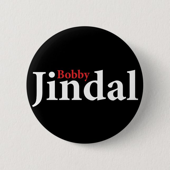Bobby Jindal Pinback Button (Front)