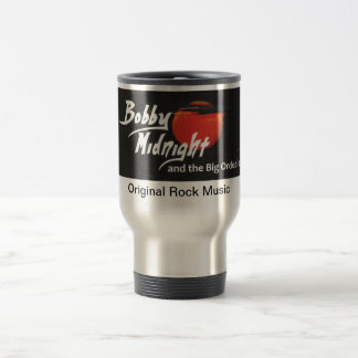 Bobby Midnight silver travel mug
