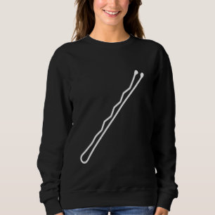 Bobby Pin Hairpin Hairdresser Hairstylist Beauty S Sweatshirt