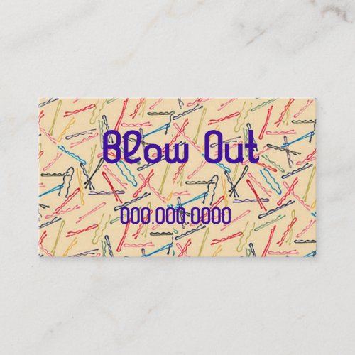 Bobby Pin Regualr Business Card