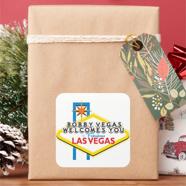 Bobby Vegas sticker (Holiday)