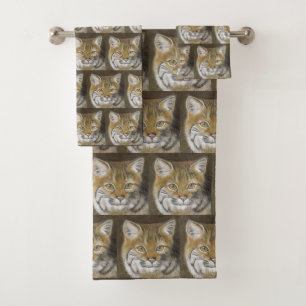 Bobcat Bath Towel Set