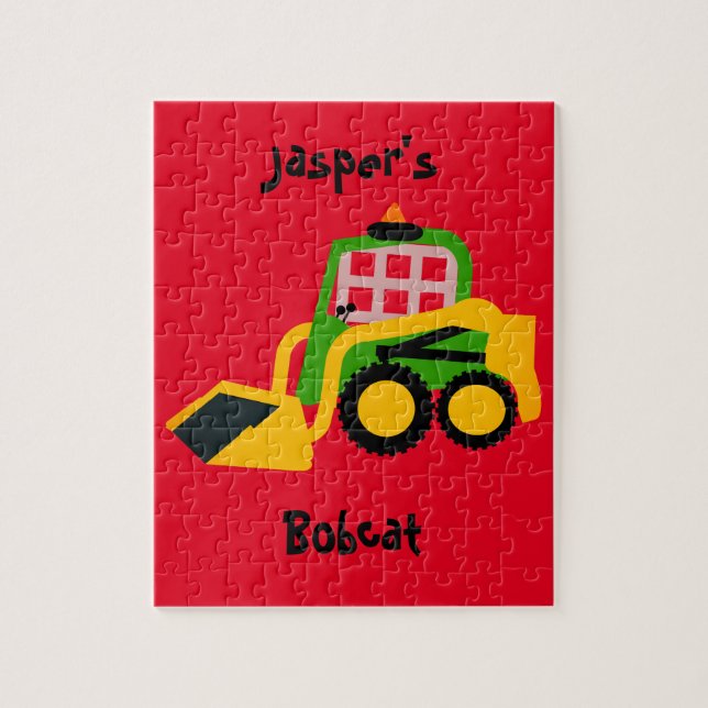 Bobcat Excavator Jigsaw Puzzle (Vertical)