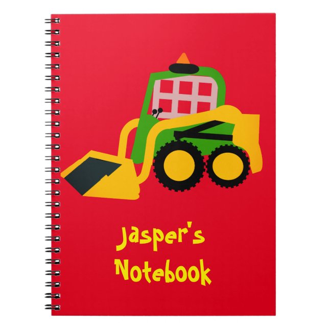 Bobcat Excavator Notebook (Front)