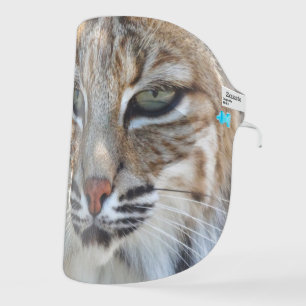 Bobcat Face - Funny Face Shield