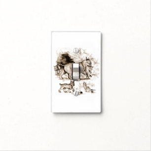 Bobcat Family Light Switch Cover