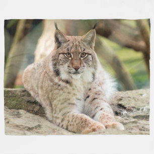 Bobcat Fleece Blanket
