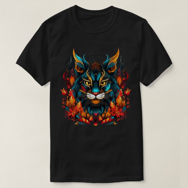 Bobcat Halloween T-Shirt (Design Front)