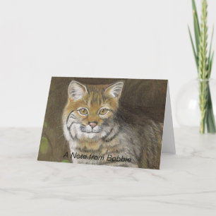 Bobcat Note Card