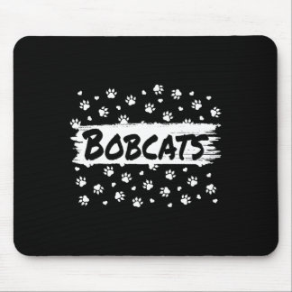 Bobcats Mascot School Spirit Men Women Leopard Foo Mouse Pad