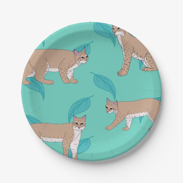 Bobcats Paper Plates (Front)