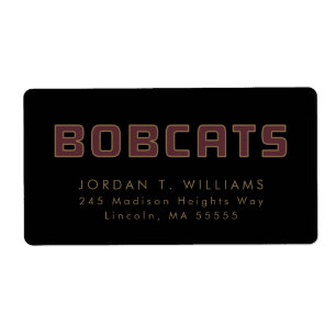 Bobcats Wordmark Label