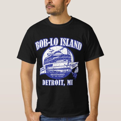 Boblo Island Detroit Michigan vintage look T_Shirt