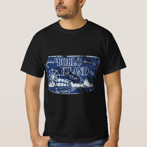 Boblo Island _ Detroit _ Vintage Distressed Worn L T_Shirt