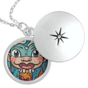 Bobo Joyful Radiance Art Locket Necklace