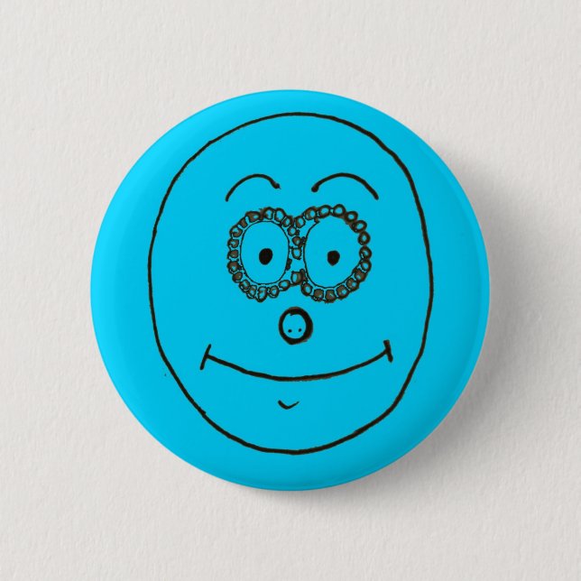 Bobo Pinback Button (Front)